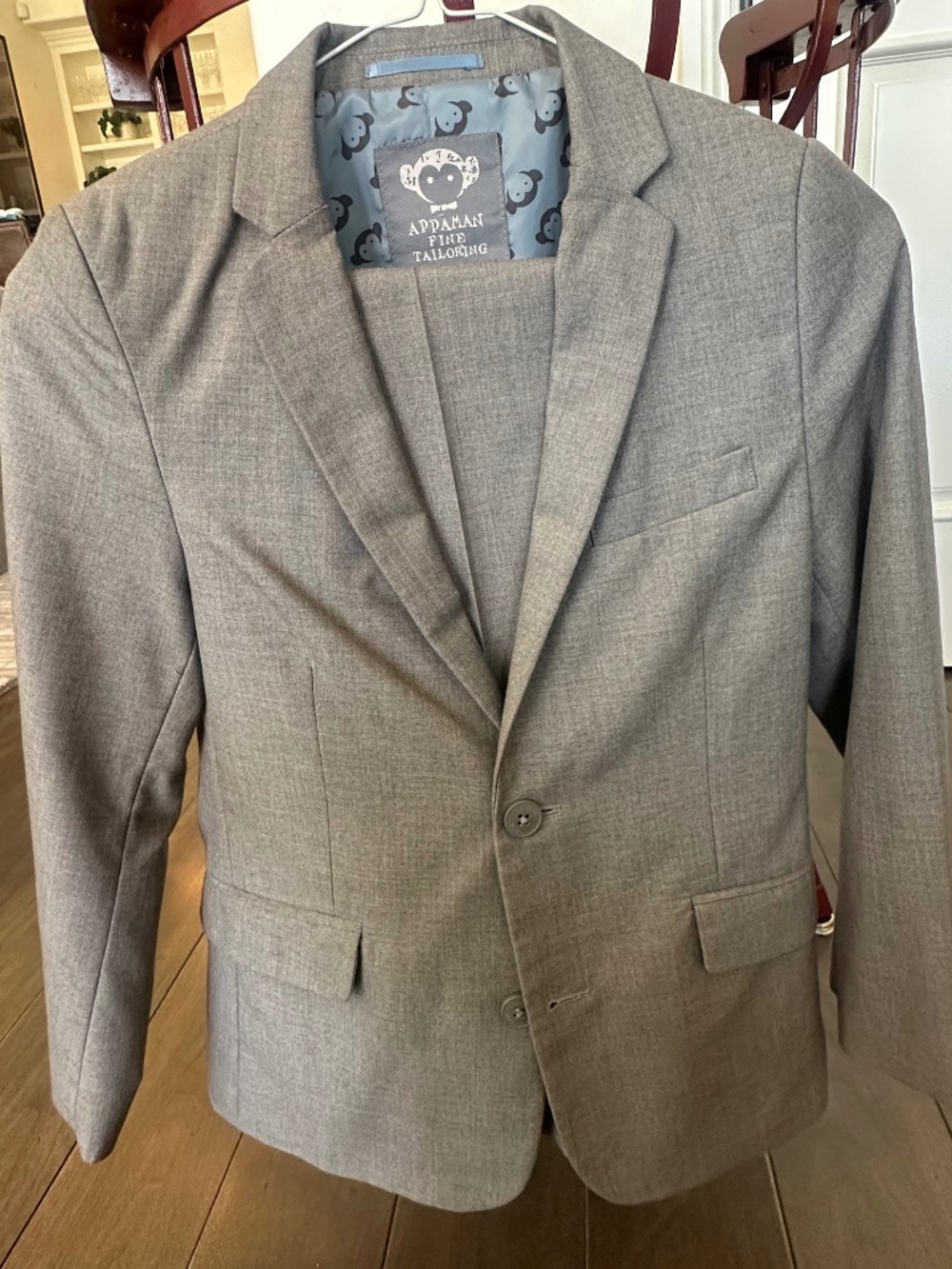 Boys Gray 2-piece Suit set by Appaman